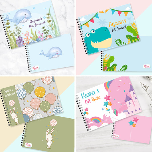 Custom Drawing Book with Photos